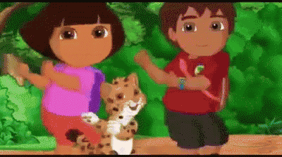 Dora The Explorer & Diego Gif GIF