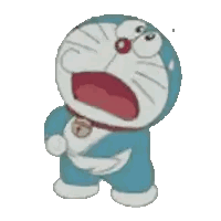 Doraemon Cartoon Character Open Mouth