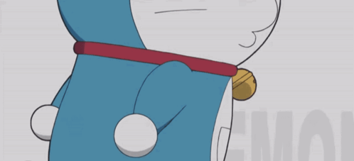 Doraemon Close Up Red Nose GIF