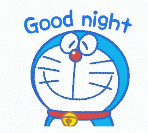 Doraemon Good Night GIF