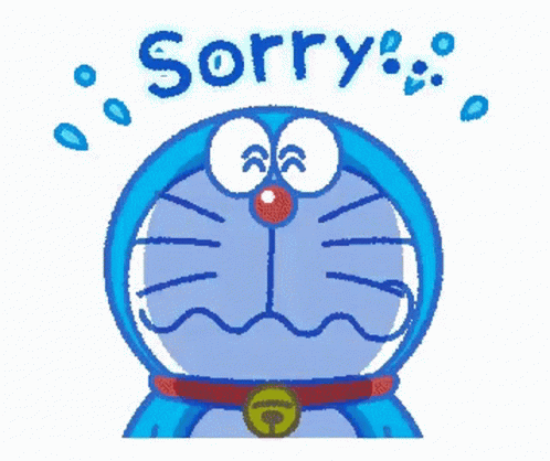 Doraemon Saying Sorry GIF