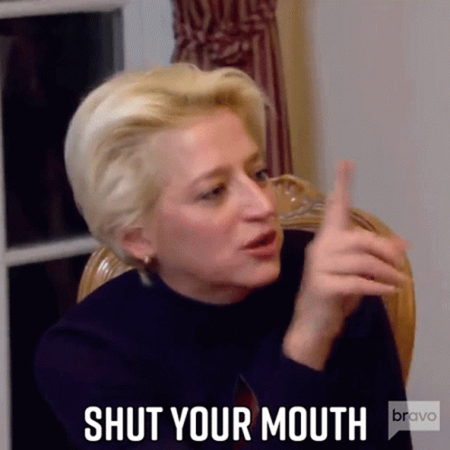 Dorina Medley Shut Your Mouth GIF