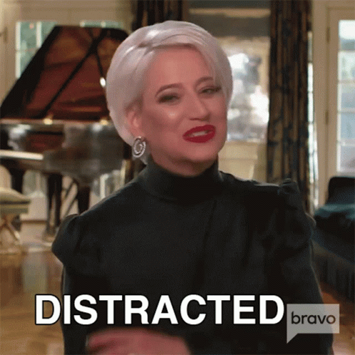 Dorinda Medley Got Distracted On Cam GIF