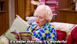 Doris Roberts Seating While Reading Wonderful GIF