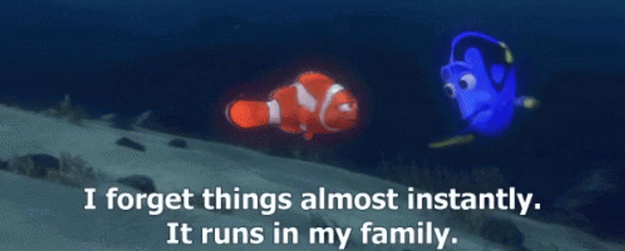 Dory And Nemo Talking GIF