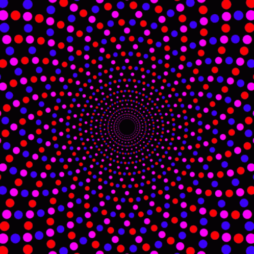 Dot Pattern Illusion GIF