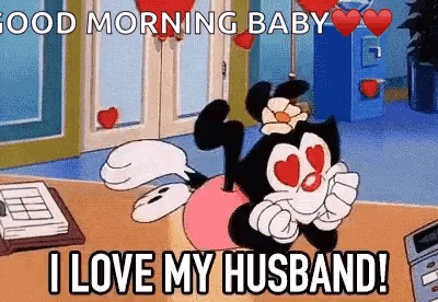 Dot Warner Good Morning I Love My Husband GIF