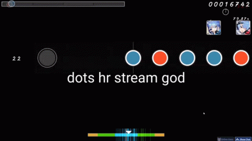 Dots Hr Stream God Video Game Screenshot
