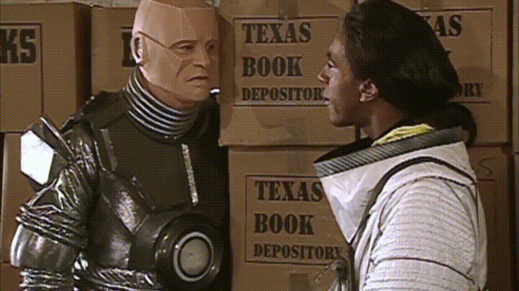 Double Take Kryten Reaction Red Dwarf GIF