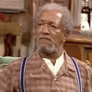 Doubting Face Fred Sanford And Son GIF