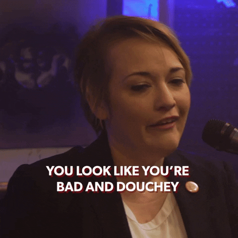 Douchebag Joke Roasting Interview GIF