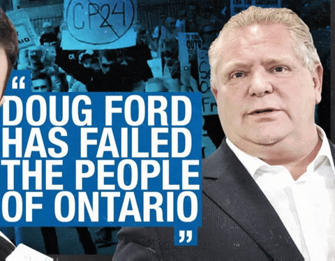 Doug Ford Has Failed the People of Ontario Poster
