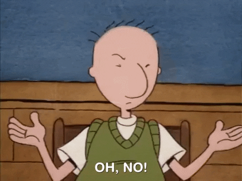 Doug Funnie Oh No GIF
