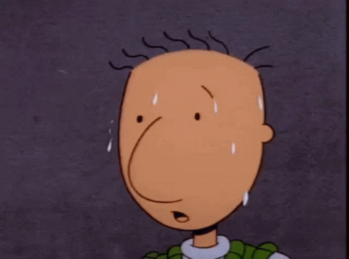 Doug Sweating Meme Animated Boy GIF
