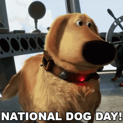 Doug Up Movie Happy Dog Day GIF