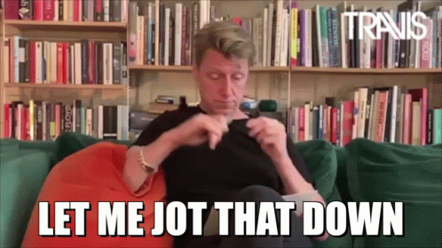 Dougie Payne Write That Down GIF