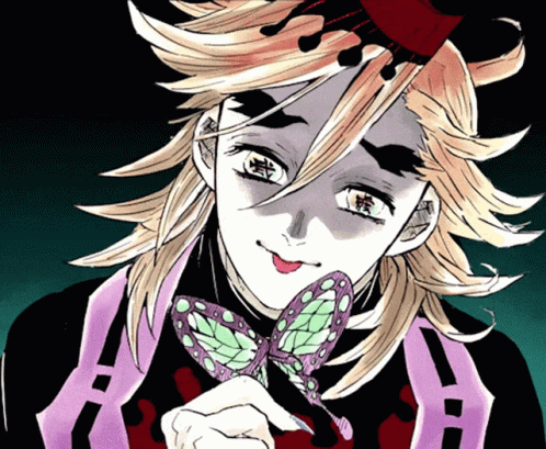Douma Licking Butterfly GIF