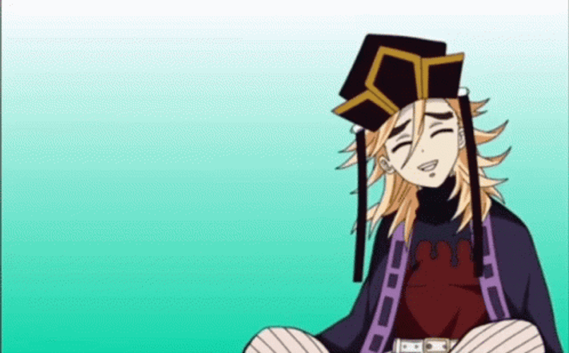 Douma Closed Eyes Talking GIF