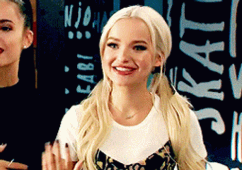Dove Cameron Cute Lip Bite GIF