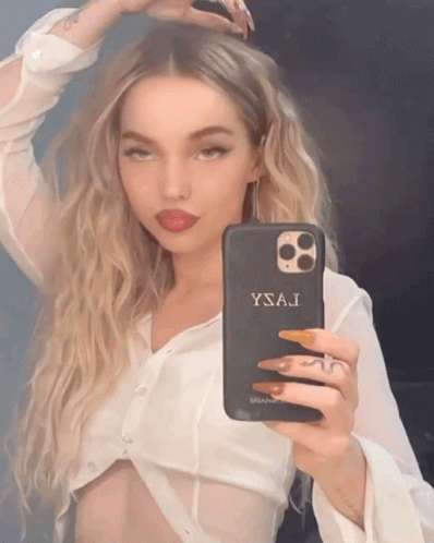 Dove Cameron Mirror Shot GIF