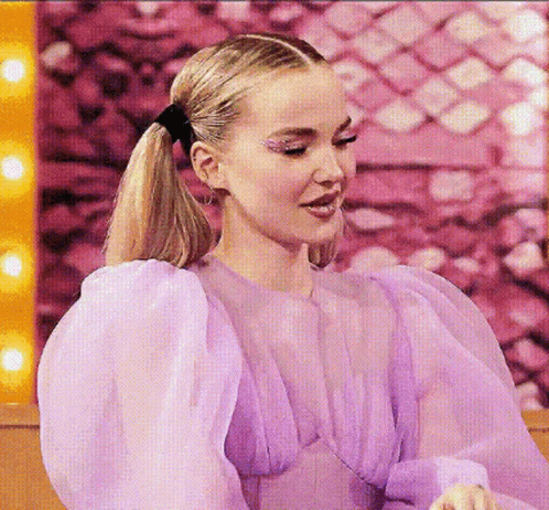 Dove Cameron Seductive Looks GIF