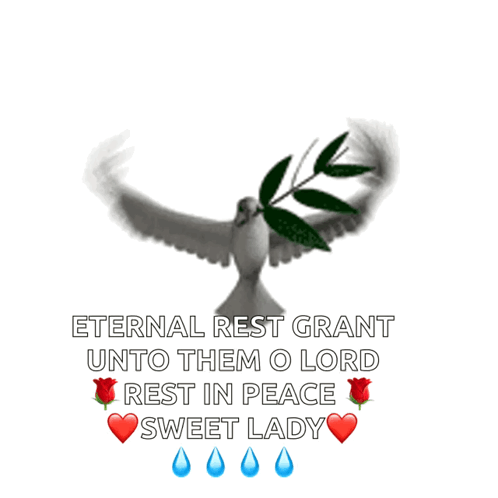 Dove With Eternal Rest Grant Unto Them O Lord Rest In Peace GIF