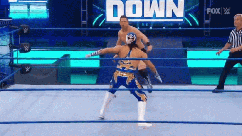 The Miz Kick Down Goes Frazier GIF
