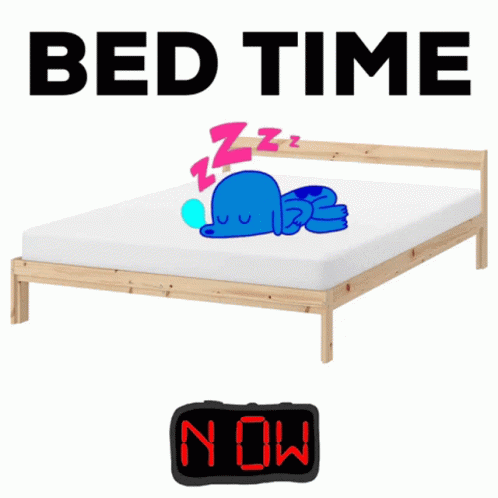Dozed Off Bed Time GIF