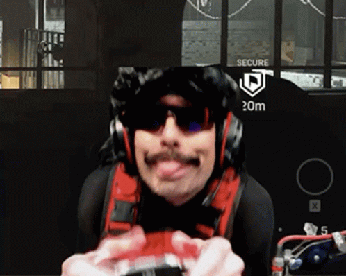 Dr Disrespect Playing Playstation Joystick Game GIF