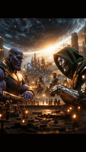 Dr Doom And Thanos GIF