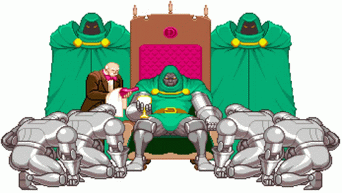 Dr Doom Majestic Throne GIF