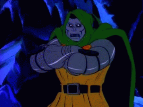 Dr Doom Nodding Head GIF