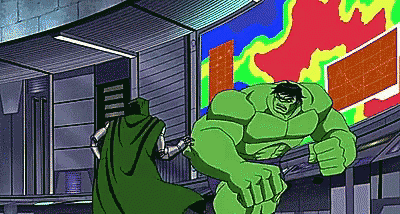 Dr Doom Versus Hulk GIF