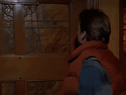 Dr. Emmette Brown Open Door GIF