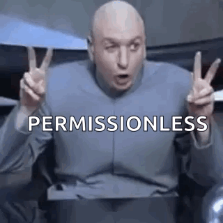 Dr. Evil Giving Peace Sign at Laptop