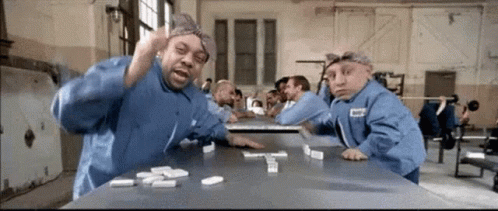 Dr Evil Mini Me Playing Domino Face Swap GIF