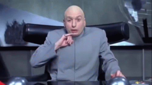 Dr Evil One Million Dollars Sats GIF