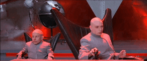 Dr Evil Right And Mini Me Rly GIF