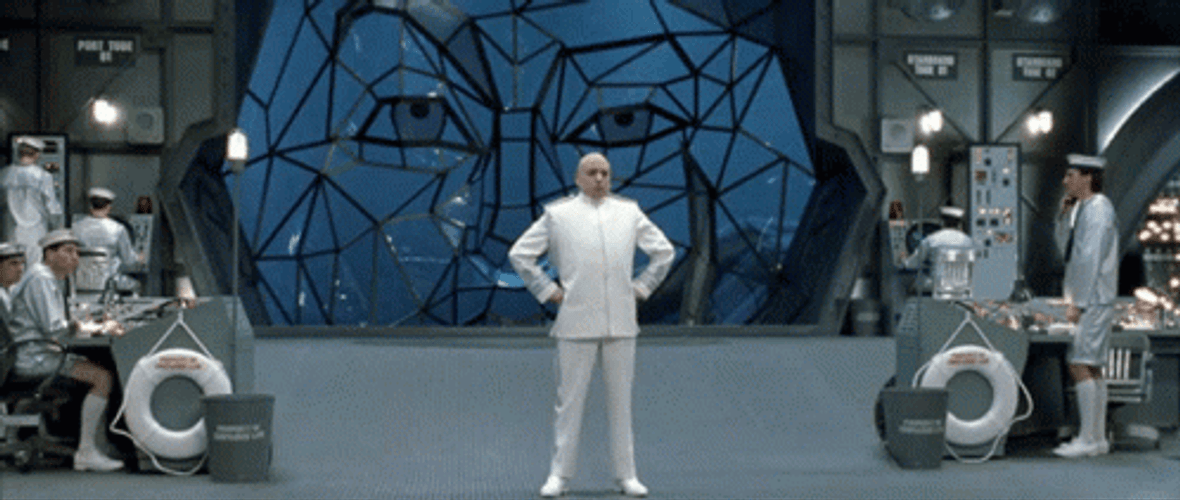 Dr Evil Right Globe Map Crowning GIF