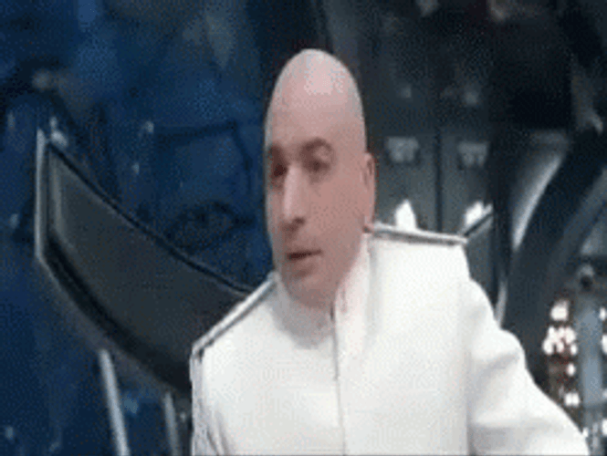 Dr Evil Right Hands Up GIF