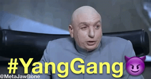 Dr Evil Right Yang Gang GIF