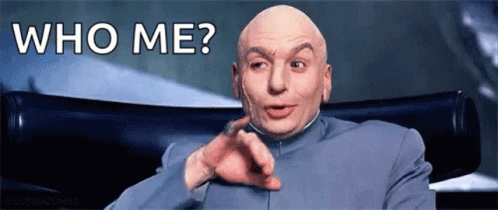 Dr. Evil Who Me GIF