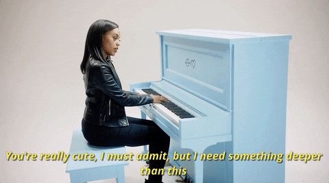 Dr Ruth B As Pianist GIF