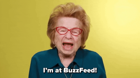 Dr Ruth Says I'm At Buzzfeed GIF