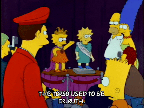 Dr Ruth The Simpsons GIF