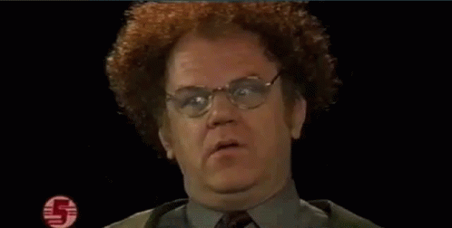 Dr. Steve Brule Dilated Eyes Reaction GIF