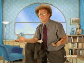 Dr. Steve Brule Speaks And Raises His Eyebrows GIF