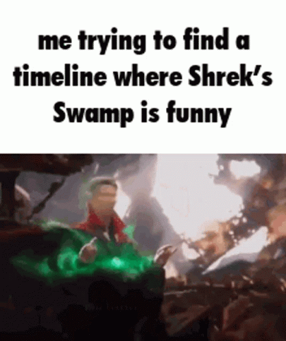 Dr Strange Finding Shrek's Swamp GIF