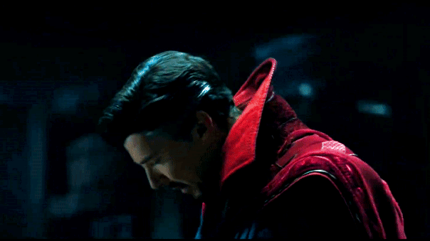Dr. Strange Looking Down GIF