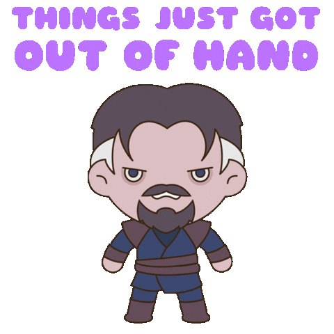 Dr. Strange With Third Eye Cartoon GIF